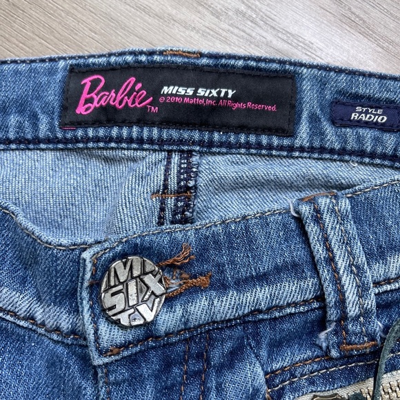 Miss Sixty Barbie Y2K Capri Jeans Size 25 - Picture 3 of 7